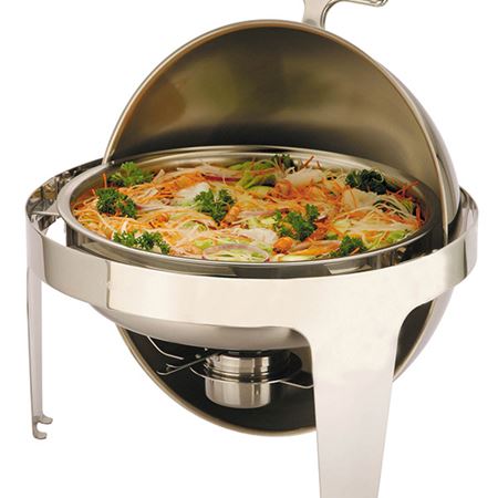 Picture of SUNNEX ROUND ROLL TOP CHAFER - 36cm/6.8Ltr