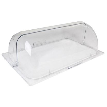 Picture of POLYCARBONATE ROLL TOP LID FOR RATTAN BASKETS C04013 & 1/1 CHAFERS