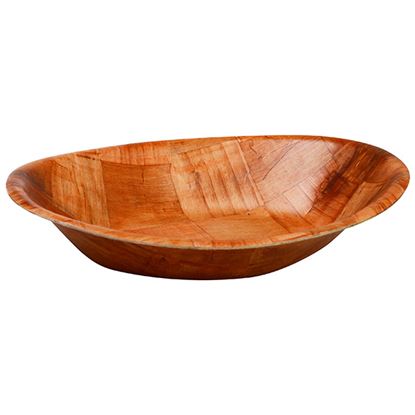 Picture of WOVEN WOOD BOWL OVAL 23 X 30 CM / 12"x9"