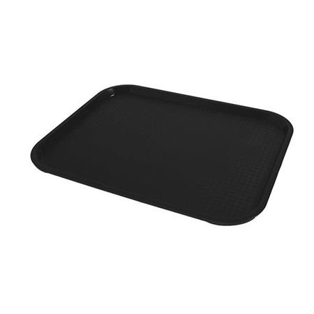 Picture of FAST FOOD BLACK TRAY 34x26CM /13.5" X 10"