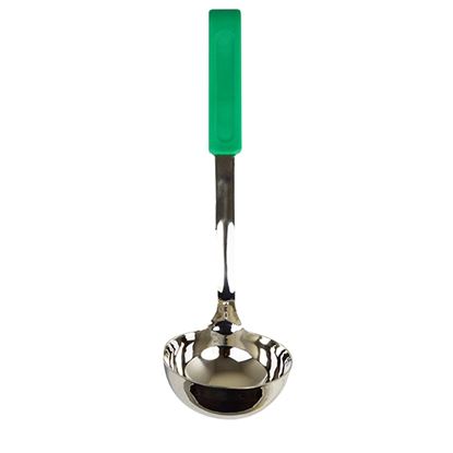 Picture of SOUP LADLE S/S PP GREEN HANDLE 7oz