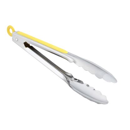 Picture of TONGS S/S YELLOW HANDLE 23 CM / 9"