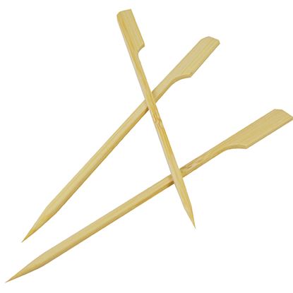 Picture of BAMBOO PADDLE SKEWERS 9cm/3.5" PK 100pcs