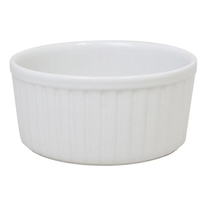Picture of WHITE SOUFFLE DISH 15 X 6.5 CM / 0.75 LTR