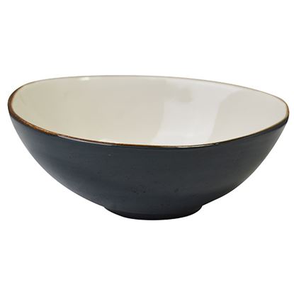 Picture of ORION "ELEMENTS"RUSTIC SHAPED BOWL- SLATE GREY