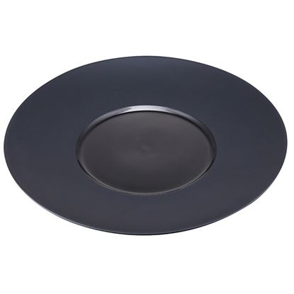 Picture of CONTRA ROUND PLATE BLACK 12"