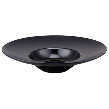 Picture of CONTRA ROUND PASTA PLATE BLACK 9"