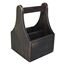 Picture of 'NATURALS' TABLE CADDY BLACK WASH