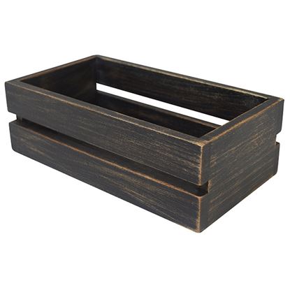 Picture of 'NATURALS'CONDIMENTS CRATE BLACK WASH