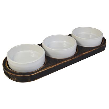 Picture of 'NATURALS' REVERSIBLE DIPS TRAY BLACK WASH