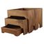 Picture of ACACIA WOOD 3 DRAWER DISPLAY BOX