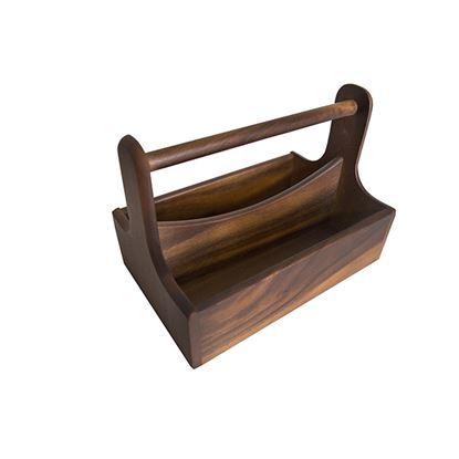 Picture of WOODEN PRESENTATION TABLE CADDY 25CM X 15CM