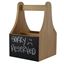 Picture of NATURALS CADDY WITH CHALKBOARD-2 COMPARTMENTS