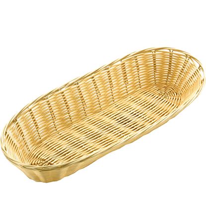 Picture of POLY RATTAN LOAF BASKET 15 X 38 CM / 15" X 6"