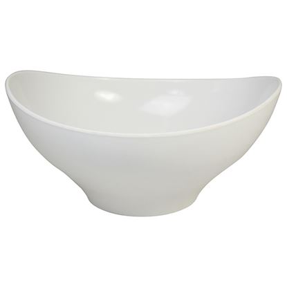 Picture of MELAMINE OVAL BOWL WHITE-  28.5CM