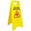 Picture of YELLOW SAFETY SIGNS 'CAUTION WET FLOOR' 3 pack