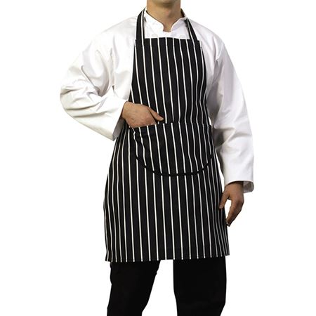 Picture of BIB APRON BLUE WITH POCKET