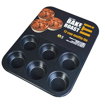 Picture of NON STICK 12 CUP MUFFIN TIN 35.5 X 26CM
