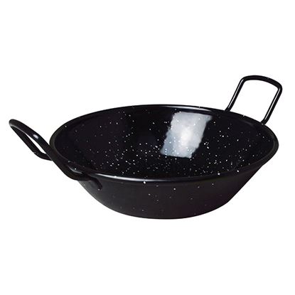Picture of ENAMEL DEEP PAELLA PAN WITH HANDLES 18cm/ 7in
