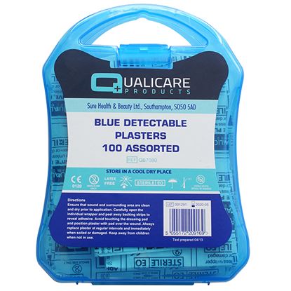 Picture of 100PC BLUE PLASTER KIT WITH BOX (ASSORTED SIZES)