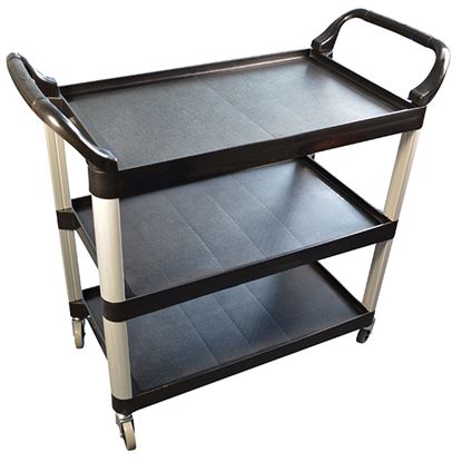 Picture of SERVICE TROLLEY 106 X 48 X 100cm BLACK