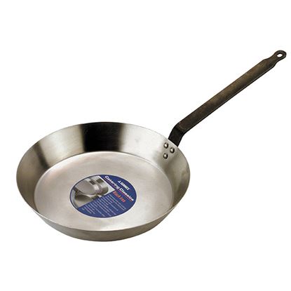 Picture of FRY PAN BLACK IRON 30cm 12in  BASE 10in