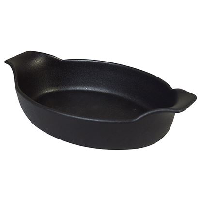 Picture of FUCINA BLACK EARED OVAL ROASTER 22cm x 13cm