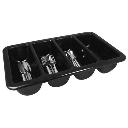Picture of SUNNEX CUTLERY TRAY - BLACK PLASTIC