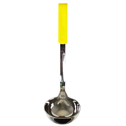 Picture of SOUP LADLE St St PP YELLOW HANDLE 7oz