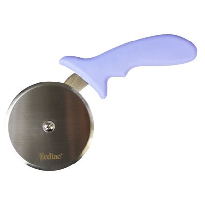 Picture of PIZZA CUTTER PURPLE HANDLE 4in 10cm wheel