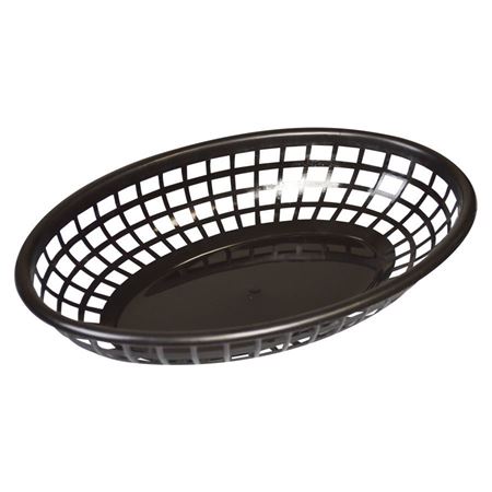 Picture of FAST FOOD BASKET BLACK 26 X 18CM (Pack of 6)