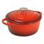 Picture of RED CAST IRON ROUND CASSEROLE 24cm