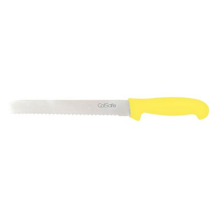 Picture of COLSAFE BREAD KNIFE 8in 20cm YELLOW